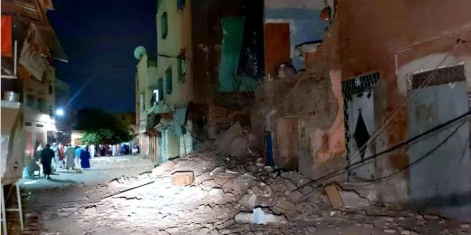 Un sismo en Marruecos dejó un saldo de más de 290 víctimas mortales.
