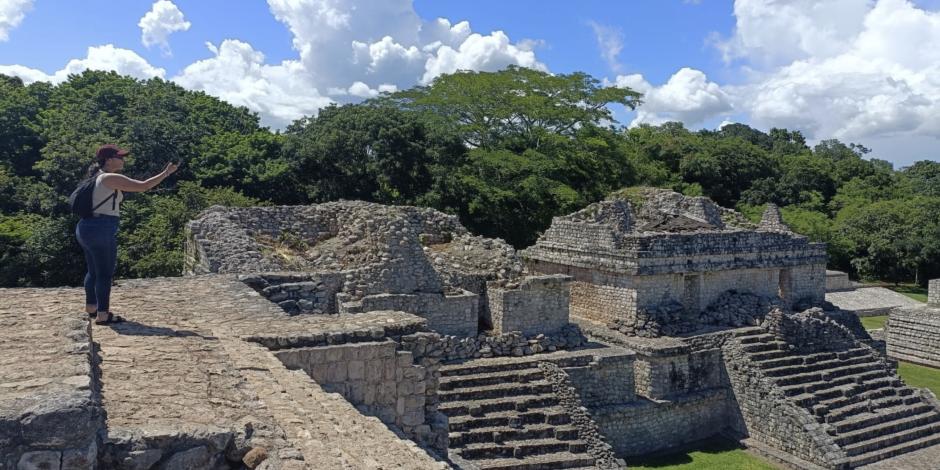 Zona arqueológica de Ek Balam, donde conocerás más sobre los mayas.