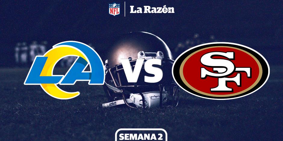 El SoFi Stadium recibe el enfrentamiento entre Los Angeles Rams y San Francisco 49ers.