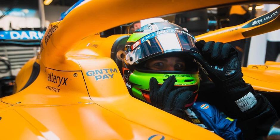 Pato O'Ward probará nuevamente el volante de un McLaren en la Fórmula 1.