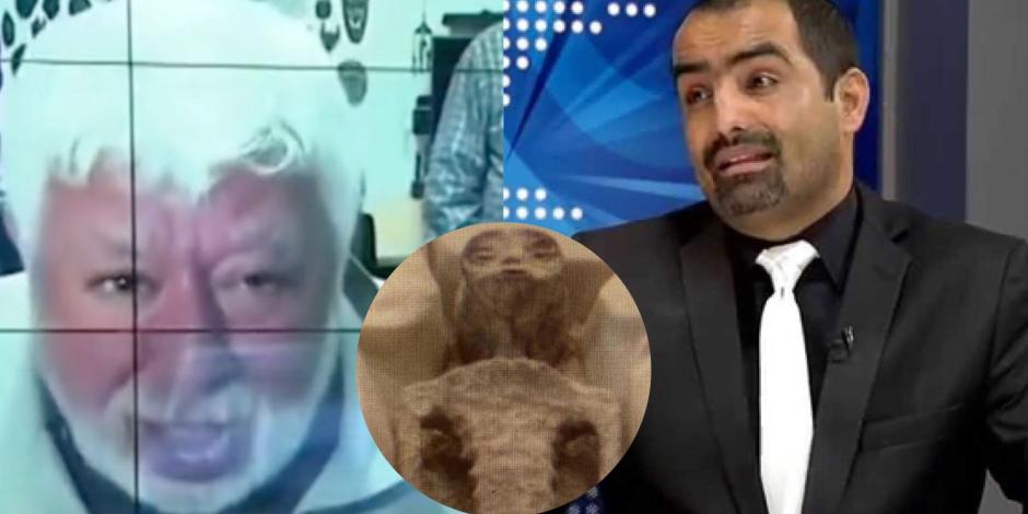 Jaime Maussan estalla contra presentador peruano Fernando Llanos en entrevista sobre momias extraterrestres.