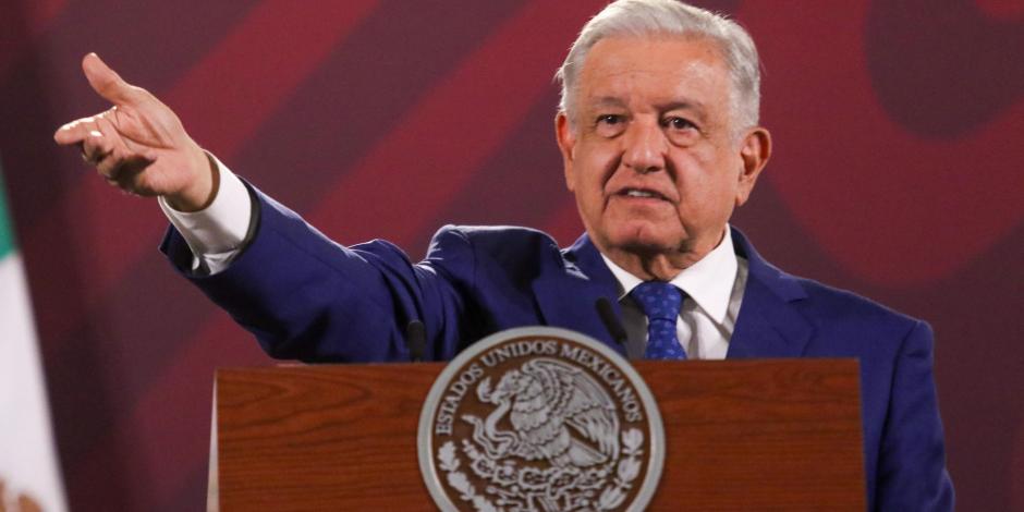 Andrés Manuel López Obrador, presidente de México, ofreció su conferencia de prensa este lunes 23 de octubre del 2023, desde Palacio Nacional, en la CDMX.F