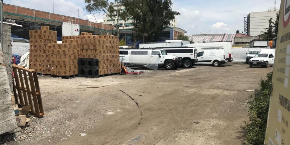 Los talleres de la empresa textil, ubicada en la  Ciudad de México, hoy fungen como estacionamientos.