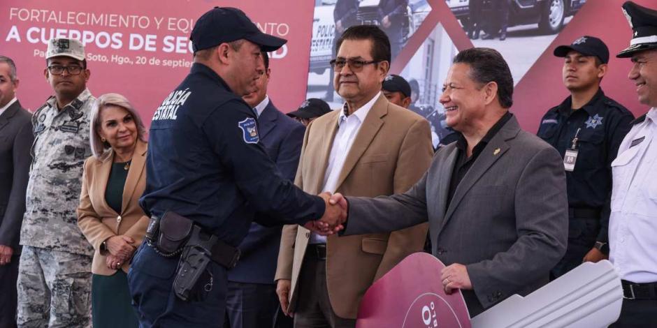 Hidalgo invirtió más de 300 mdp en Seguridad Pública, destaca Julio Menchaca.