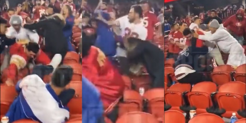 Aficionado de los 49ers arman pelea campal en el  Levi's Stadium
