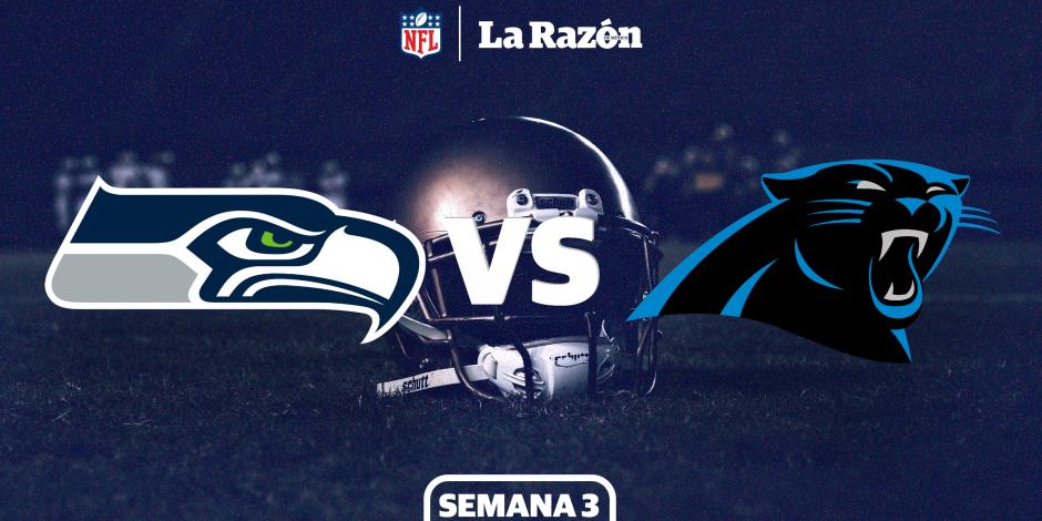 Carolina Panthers y Seattle Seahawks chocan en la Semana 3 de la NFL