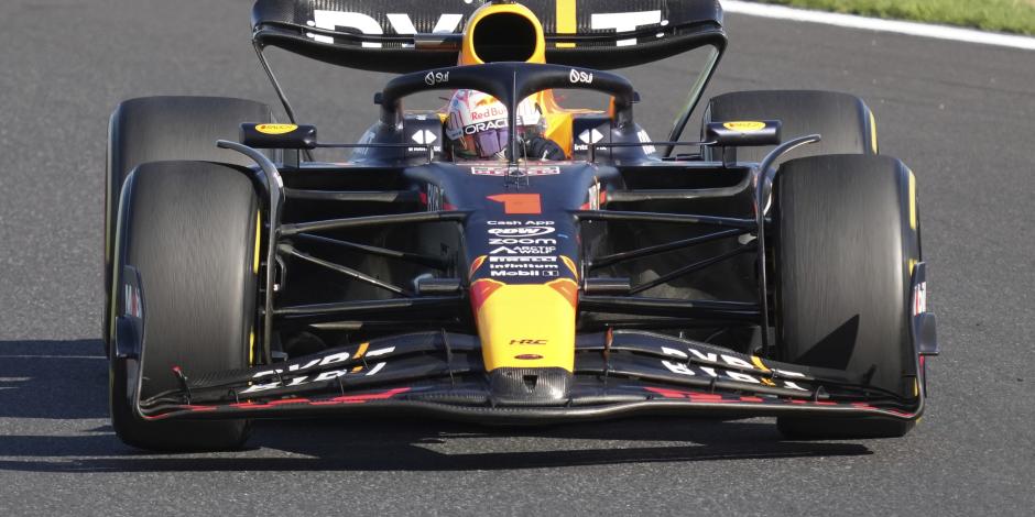 Max Verstappen en el GP de Japón de F1.