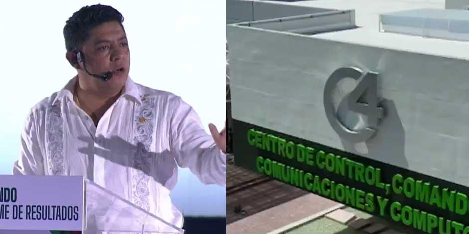 El gobernador de San Luis Potosí, Ricardo Gallardo Cardona, ofrece mensaje por segundo año de gobierno