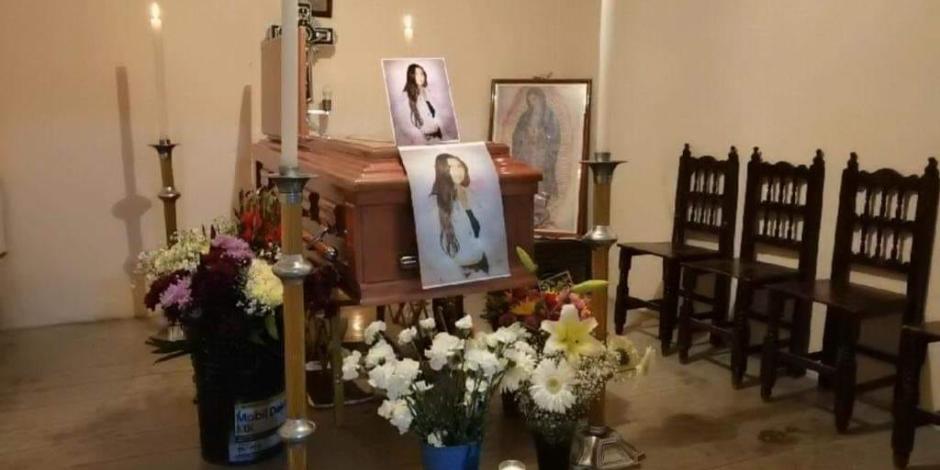 Funeral de Monserrat Juárez, quien fue asesinada en un departamento de la colonia Anáhuac, en la alcaldía Miguel Hidalgo, se realizó este lunes 25 de septiembre en el Estado de México.