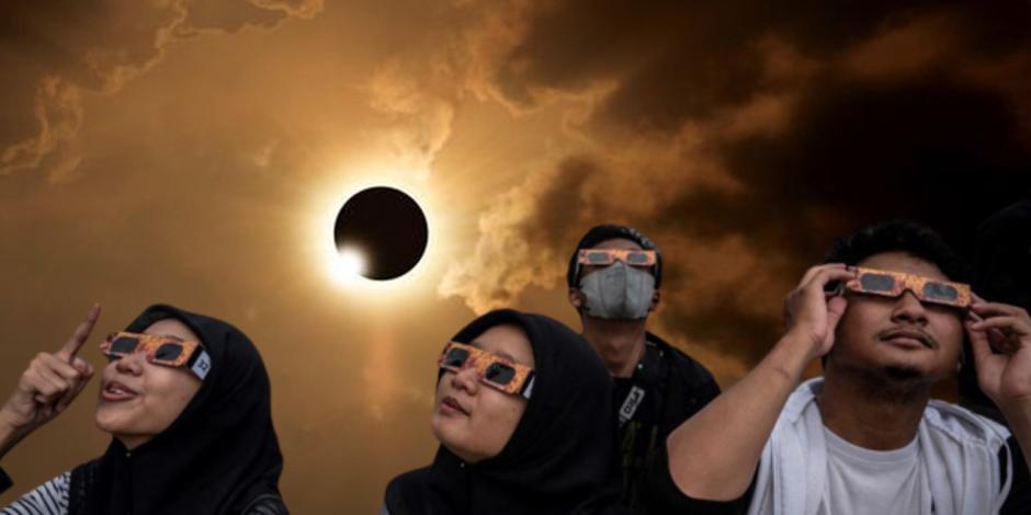 El eclipse solar será visto en los estados del sur en México.