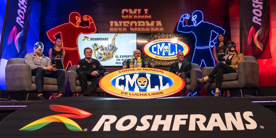 Roshfrans ® regresó al cuadrilátero de la mano del Consejo Mundial de Lucha Libre mediante una alianza que tiene como finalidad fomentar el deporte en México.