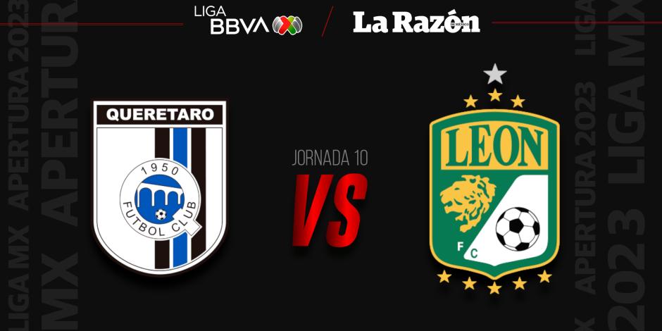 Querétaro vs León | Jornada 10 Apertura 2023 Liga MX