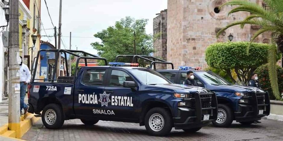 Elementos de la Policía Estatal arribaron al lugar en donde se registró la agresión en la ciudad de Culiacán, ayer.