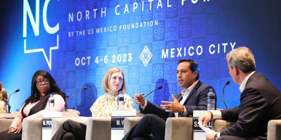 El gobernador de Yucatán, Mauricio Vila Dosal, intervino en el panel "No puedo detener el sentimiento: poder blando y diplomacia pública norteamericana" 