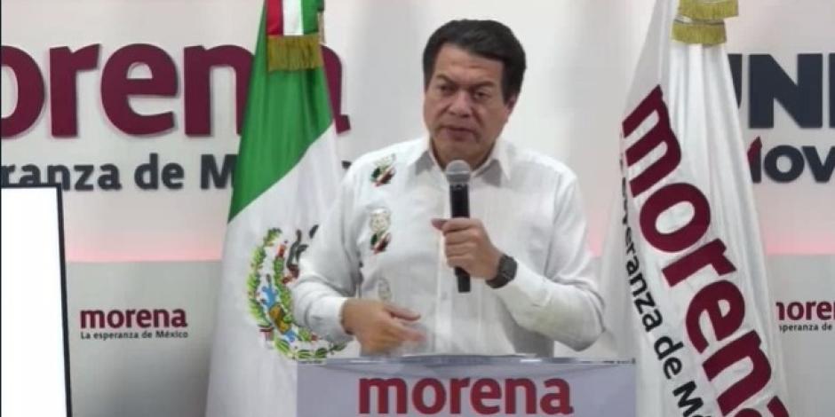 El presidente nacional de Morena, Mario Delgado