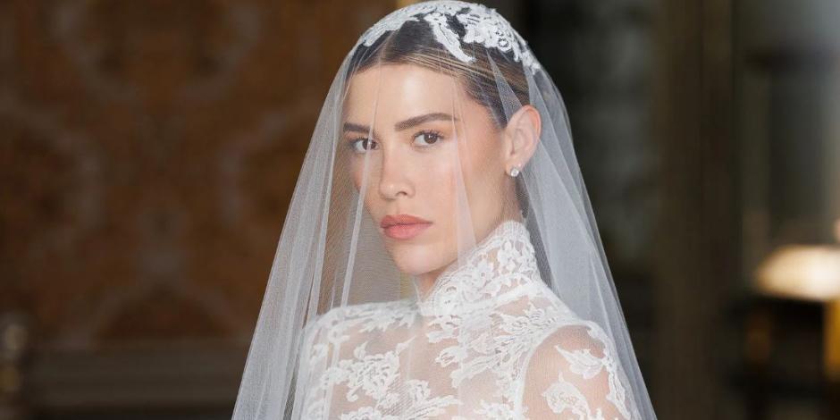 Michelle Salas presume su exclusivo vestido de novia que eligió para su boda (FOTOS)