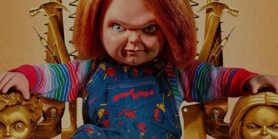 Así luce el terrorífico muñeco Chucky.