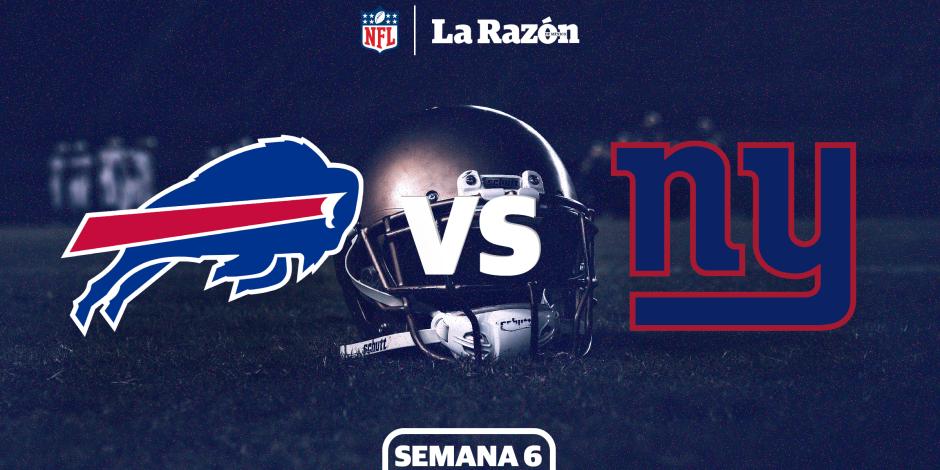 Buffalo Bills y New York Giants protagonizan el juego del domingo por la noche de la Semana 6 de la NFL