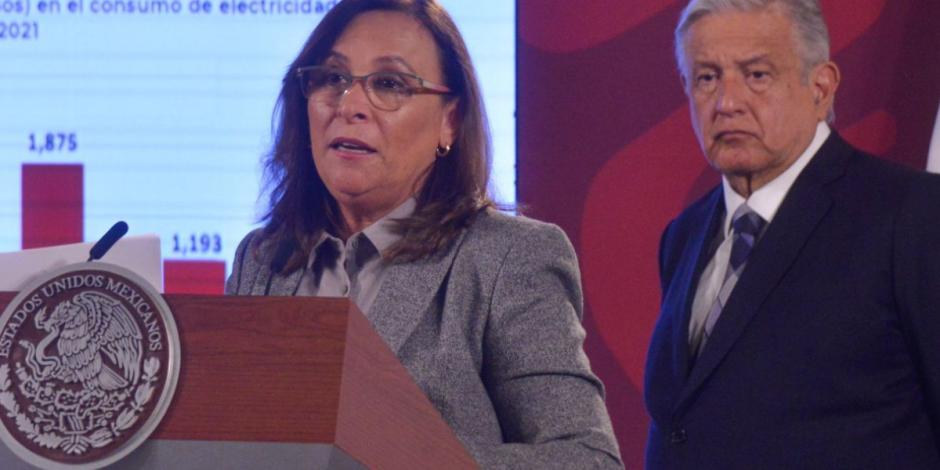 Rocío Nahle, exsecretaria de Energía.