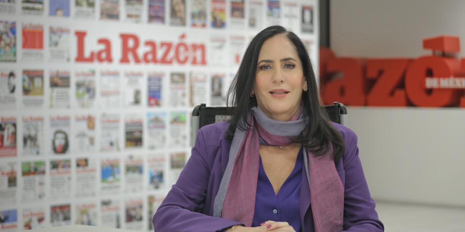 La alcaldesa de Álvaro Obregón, en entrevista con La Razón