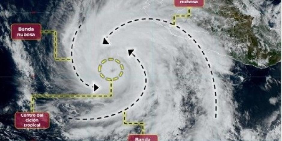 'Norma' evoluciona a huracán categoría 1; provoca lluvias en estos estados