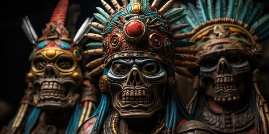 Día de Muertos en la época prehispánica.