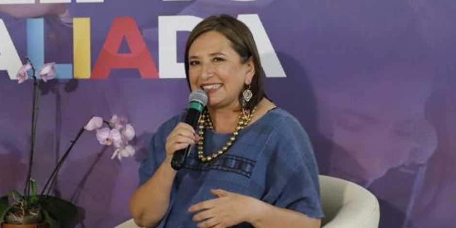 Xóchitl Gálvez, candidata de la oposición a la Presidencia de México.