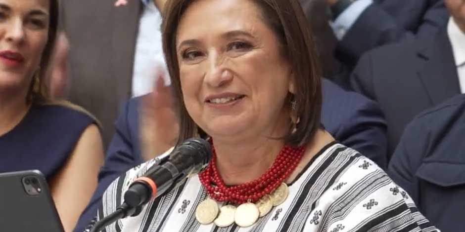 Xóchitl Gálvez reprocha 'maltrato innecesario' de Morena a presidenta de SCJN