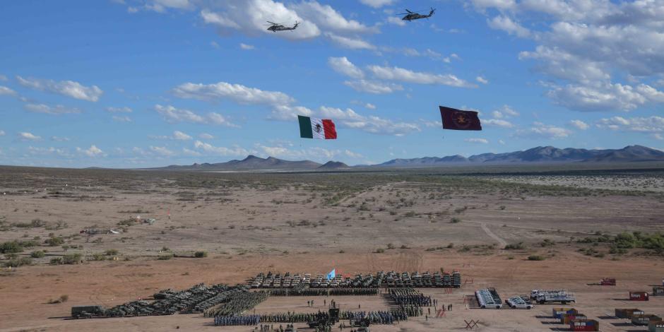 En Chihuahua realizan ejercicio militar 6,122 elementos con tanques, helicópteros, artillería...