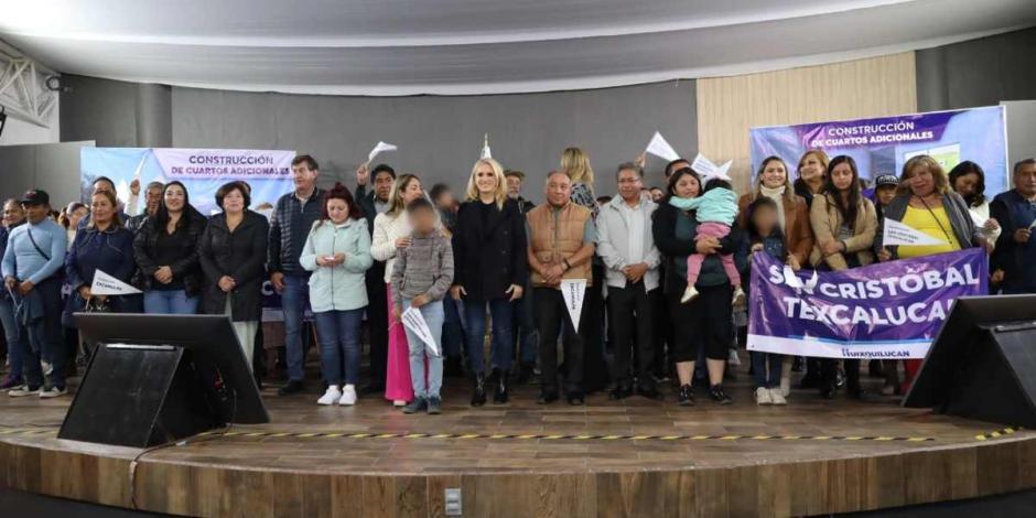 Huixquilucan inicia construcción de cuartos en beneficio de las familias más vulnerable