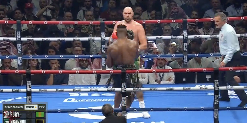 Tyson Fury venció a Francis Ngannou en un polémico combate de box.