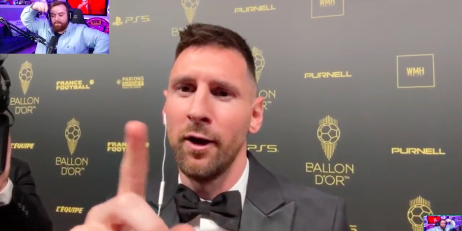 Lionel Messi insulta a Ibai Llanos tras el Balón de Oro 2023