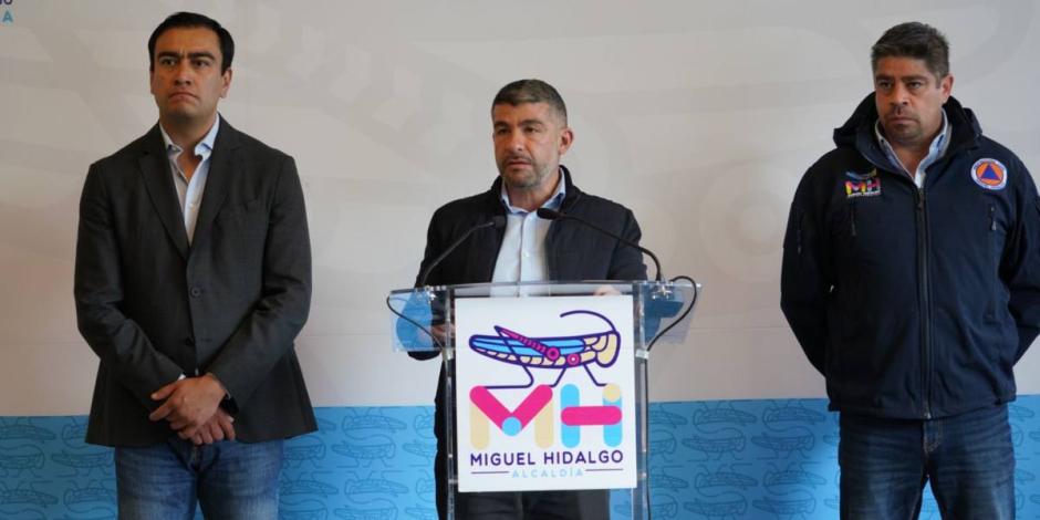 Mauricio Tabe denuncia a titular de Seduvi por autorizar obras irregulares en Miguel Hidalgo.