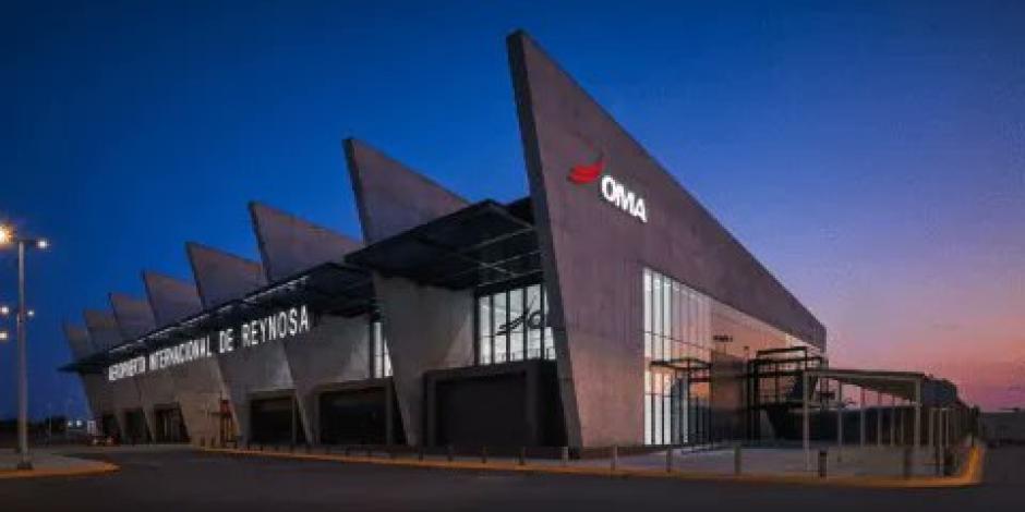 El Aeropuerto Internacional de Reynosa, Tamaulipas, operado el Grupo Aeroportuario del Centro Norte (OMA), en imagen de archivo.