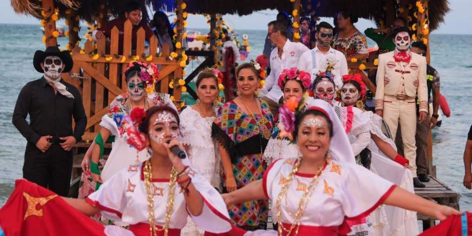 Hanal Pixan en Puerto Juárez una tradición que llegó para quedarse: Mara Lezama.