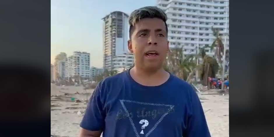 Paco de las empanadas pide apoyar a Acapulco tras el paso del huracán Otis