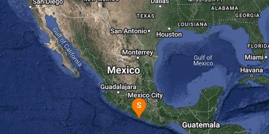 Reportan sismo de magnitud 4.3 en Acapulco y Coyuca de Benítez