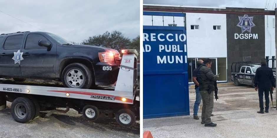 Fiscalía de San Luis Potosí catea instalaciones de la Policía Municipal de Matehuala