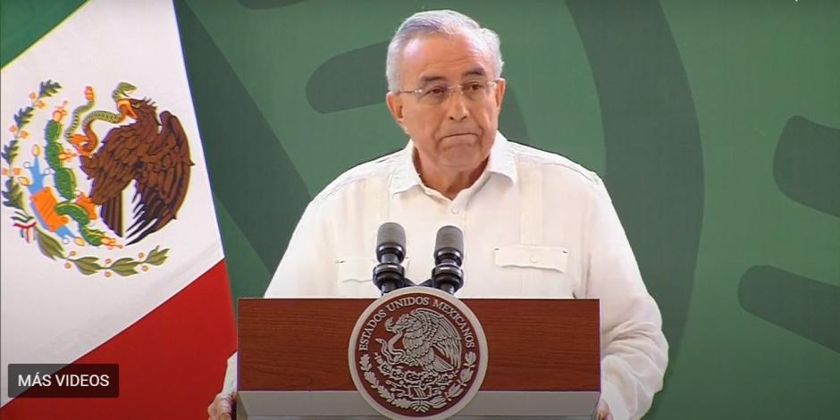 El gobernador de Sinaloa, Rubén Rocha Moya.