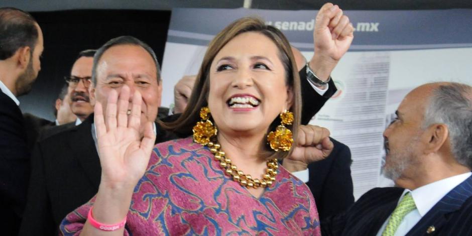 Xóchitl Gálvez se despide del Senado para contender por la Presidencia de México en 2024.