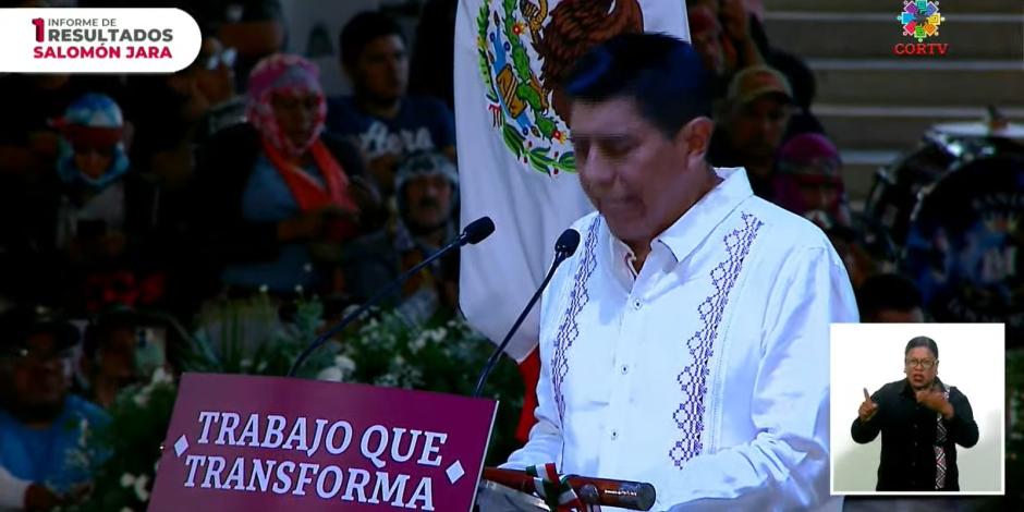 Este miércoles el Gobernador de Oaxaca rindió su Primer Informe de Gobierno.