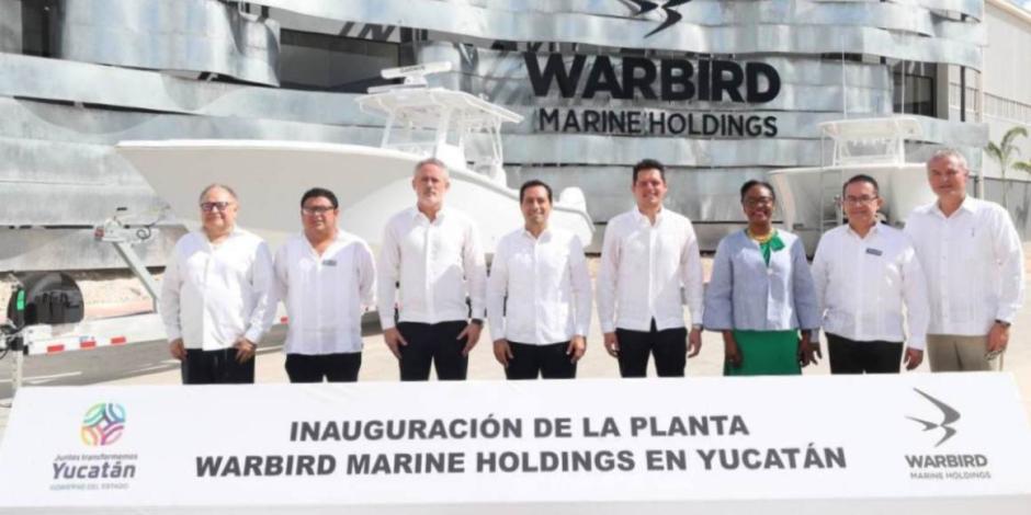 Mauricio Vila inaugura planta de manufactura de Warbird Marine Holdingsn.