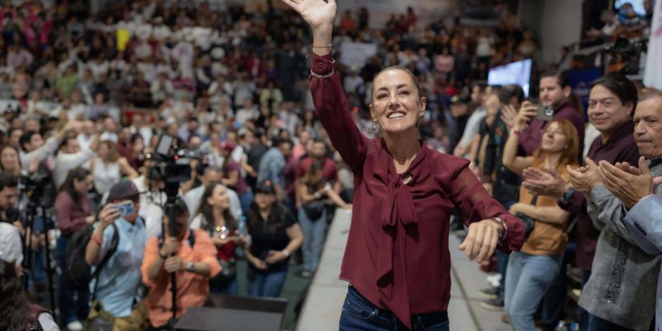  La Dra. Claudia Sheinbaum, aspirante a la candidatura de la Presidencia de la República del partido Morena, podrá llevar acabo los eventos de su gira “La esperanza nos une” en lugares públicos.