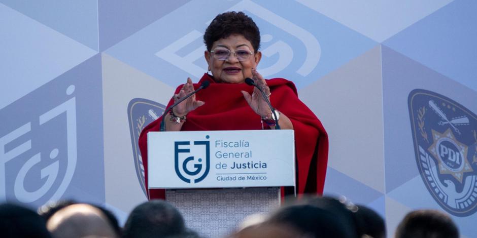 Ernestina Godoy Ramos, titular de la Fiscalía General de Justicia de la Ciudad de México