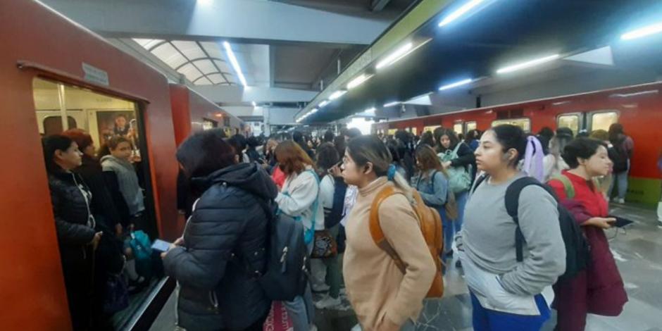 Línea 3 del Metro de la Ciudad de México, en fotografía de archivo.