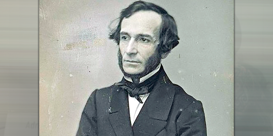 El liberal argentino Juan Bautista Alberdi, en una foto  de 1850.