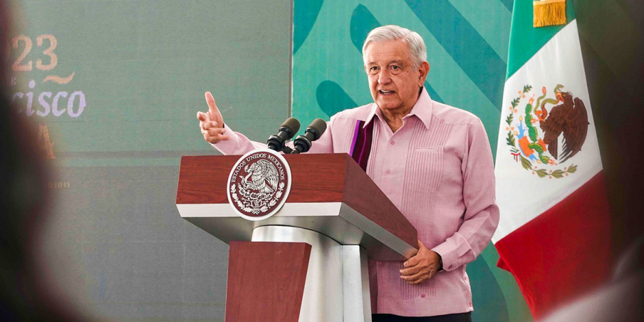 ndrés Manuel López Obrador, presidente Constitucional de los Estados Unidos Mexicanos en conferencia de prensa matutina desde Oaxaca.
