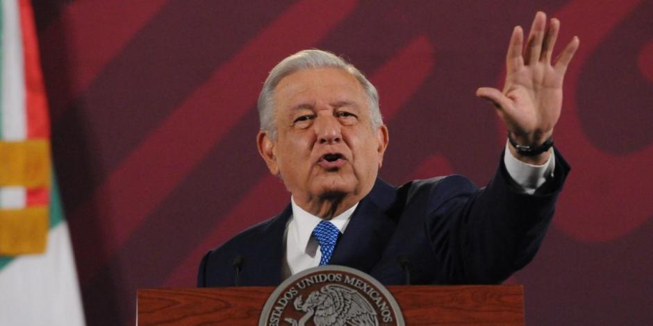Andrés Manuel López Obrador, presidente de México, ofreció su conferencia de prensa este jueves 22 de febrero del 2024, desde Palacio Nacional, en CDMX.