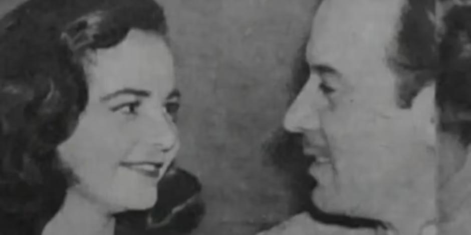 Pedro Infante y Lupita Torrentera, segunda esposa del cantante y actor