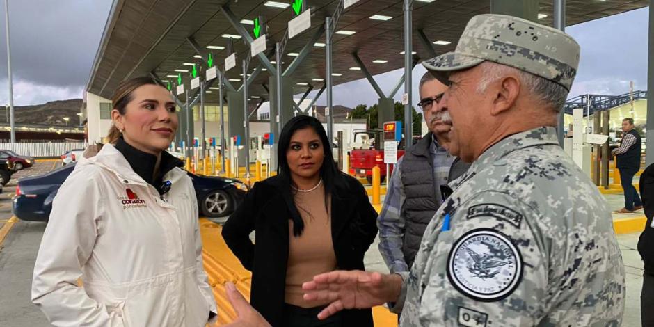 Marina del Pila promueve coordinación con Gobierno de México para agilizar cruces fronterizos.